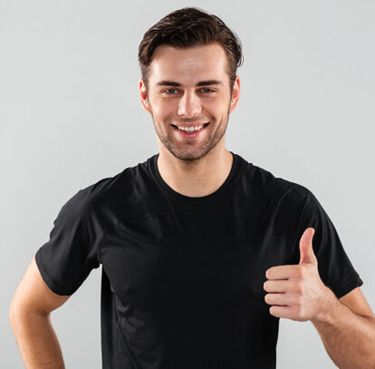 Happy patient after getting inlay and onlay treatment in Oshawa, ON